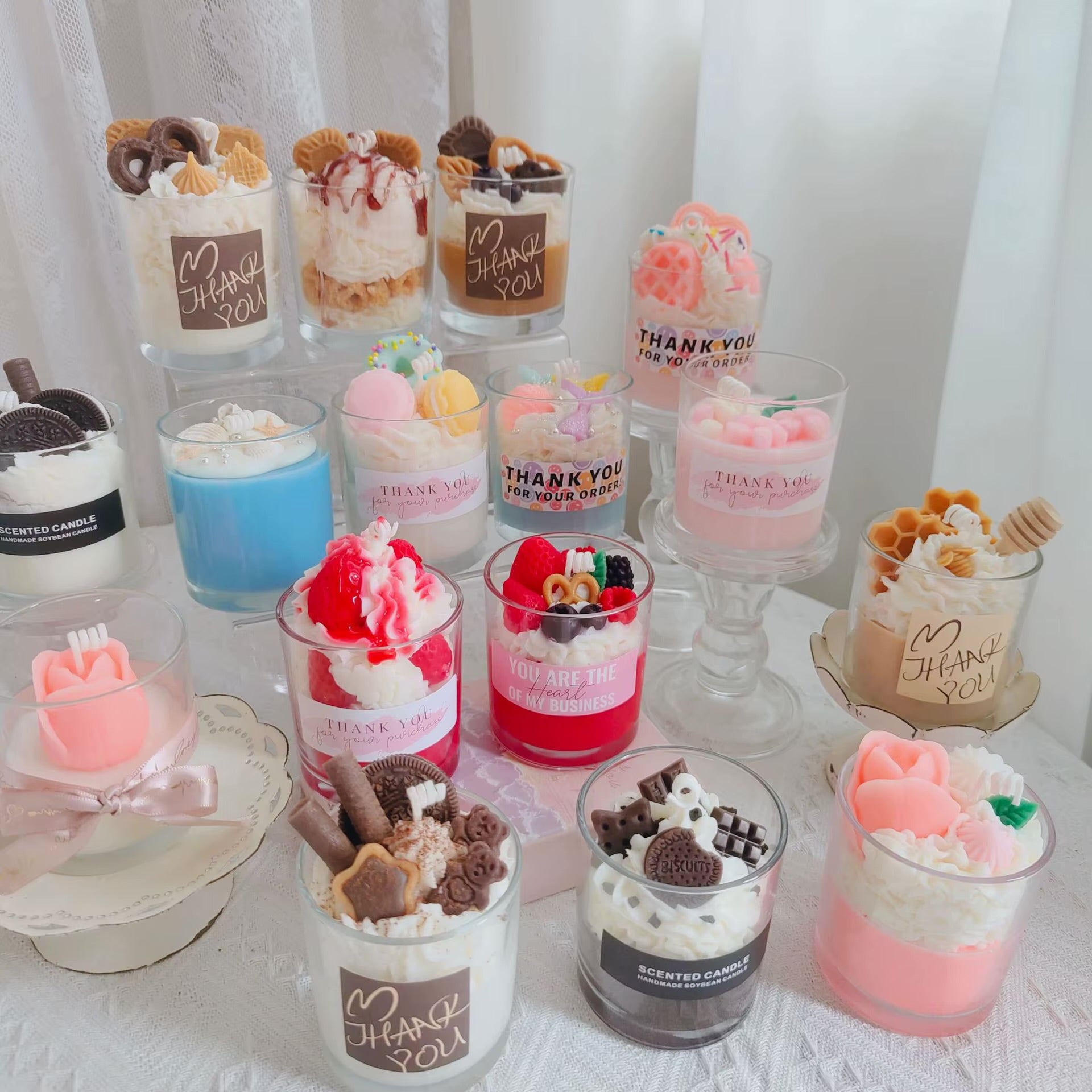 Cartoon candles